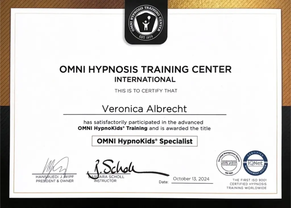Zertifikat - Omni HypnoKids Training
