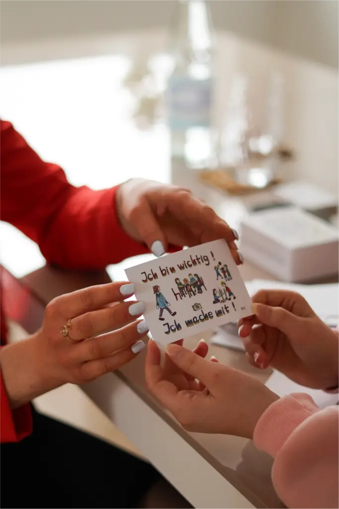 Veronica Albrecht - Arbeit mit Kinder und Jugendlichen - Karte