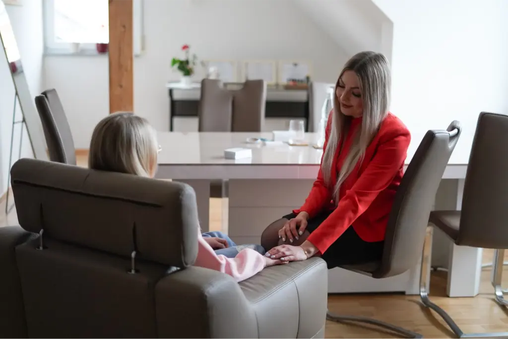 Veronica Albrecht - Arbeit mit Kinder und Jugendlichen - Sitzung mit Kind