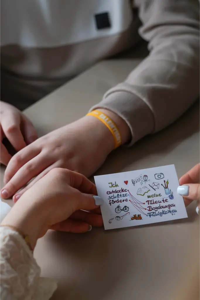 Veronica Albrecht - Arbeit mit Kinder und Jugendlichen - Mutmacher Karte